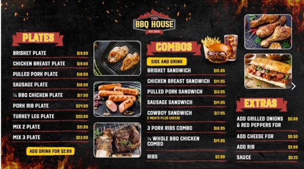 Menu photo 1 The BBQ House Fairfield, CA Menu photo 1 The BBQ House Fairfield, CA