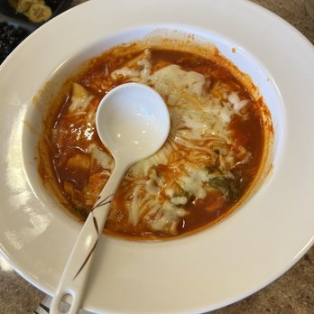 Korean Chili - Tteokkbokki with cheese. Wow this was my favorite dish. Spicy, sweet and full of flavor! - Korean Near Me - Tulare, California Korean Chili - Tteokkbokki with cheese. Wow this was my favorite dish. Spicy, sweet and full of flavor! - Korean Near Me - Tulare, California