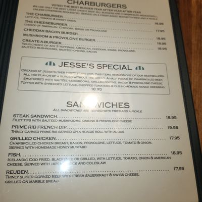 Menu photo 3 Jesse's Steak and Seafood Brandon, FL
