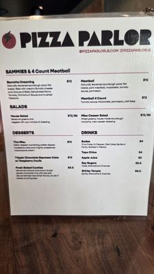 Menu photo 3 Pizza Parlor Long Beach, CA Menu photo 3 Pizza Parlor Long Beach, CA