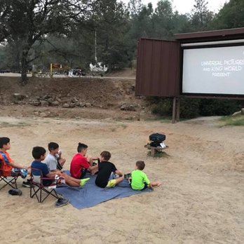 Collins Lake Recreation Area - Movie night on the beach so fun! - Lakes Near Me - Browns Valley, California
