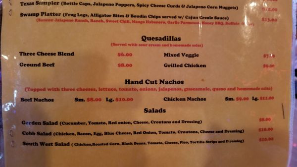 Menu photo 3 The Rusty Nail Bar Humble, TX