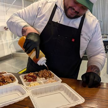 Hanai Hawaiian BBQ - An artist at work - Asian Fusion Near Me - Buffalo, New York