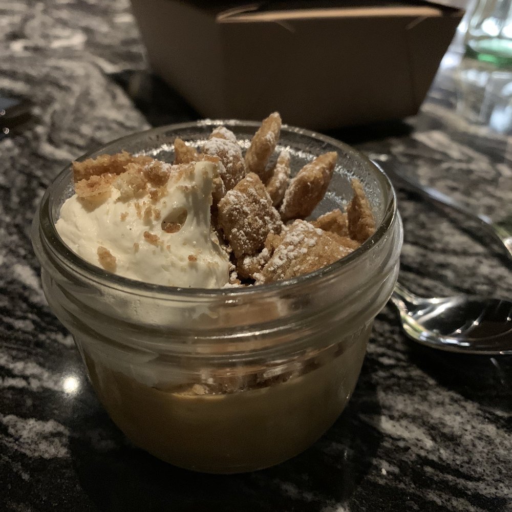 Handle - Whiskey salted caramel pudding - New American Near Me - Park City, Utah Handle - Whiskey salted caramel pudding - New American Near Me - Park City, Utah