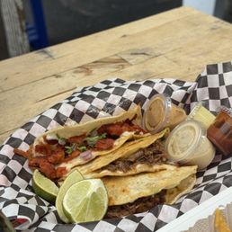 Al Pastor Quesataco & 2 Brisket Quesabirrias Al Pastor Quesataco & 2 Brisket Quesabirrias