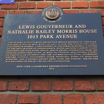 Lewis G. Morris House - Photo by M taken 6/4/16 - Landmarks & Historical Buildings Near Me - New York, New York Lewis G. Morris House - Photo by M taken 6/4/16 - Landmarks & Historical Buildings Near Me - New York, New York