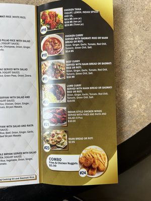 Menu photo 1 Taj Mahal Ogden, UT