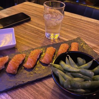 Sake Haus - Salmon sushi and edamame - Bars Near Me - Phoenix, Arizona Sake Haus - Salmon sushi and edamame - Bars Near Me - Phoenix, Arizona