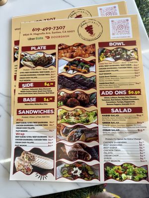 Menu photo 7 Habibi Mediterranean Grill Santee, CA Menu photo 7 Habibi Mediterranean Grill Santee, CA