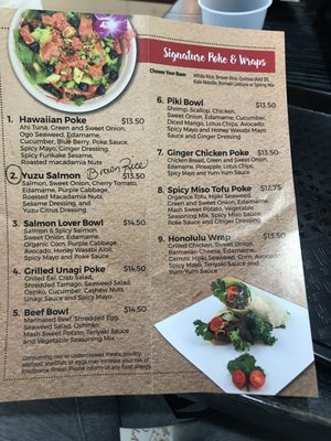 Menu photo 3 Piki Poké Hoboken, NJ Menu photo 3 Piki Poké Hoboken, NJ