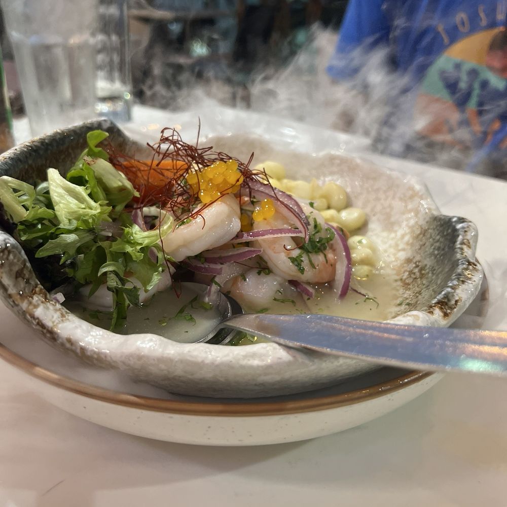INTIMAR Peruvian Restaurant - Ceviche de Camarones - Peruvian Near Me - Sunny Isles Beach, Florida