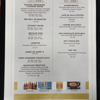 El Angel Authentic Mexican Restaurant - menu - Mexican Near Me - Springfield, Oregon