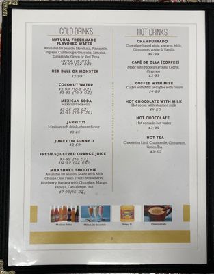 Menu photo 5 El Angel Authentic Mexican Restaurant Springfield, OR