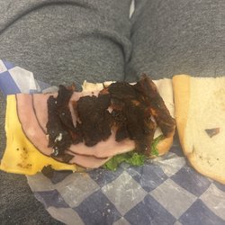 Danbury Hospital Bistro - Had me waiting half an hour for my partner just to receive this disgusting quality they are serving!!!