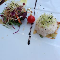 Restaurant Au Petit Bonheur - Tartare de saint Jacques