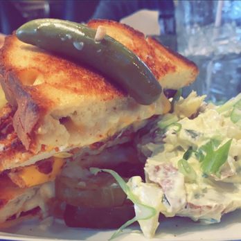 The Rustic - Hot chicken and cheese and potatoe salad! - Bars Near Me - Houston, Texas The Rustic - Hot chicken and cheese and potatoe salad! - Bars Near Me - Houston, Texas