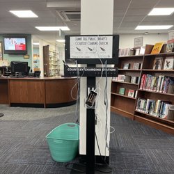 Summit Free Public Library - Phone charging station