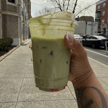 Soyu Coffee Shop - Iced Strawberry Matcha Latte - Coffee & Tea Near Me - Philadelphia, Pennsylvania Soyu Coffee Shop - Iced Strawberry Matcha Latte - Coffee & Tea Near Me - Philadelphia, Pennsylvania