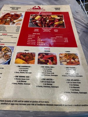 Menu photo 4 The Crab Station - El Paso El Paso, TX