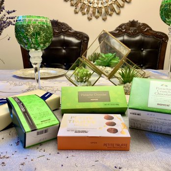 ROYCE Chocolate - My Pistachio collection plus Kuromaro and Petit Truffle - Chocolatiers & Shops Near Me - Bellevue, Washington