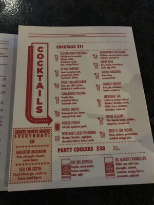 Menu photo 5 Coin-Op Gaslamp San Diego, CA
