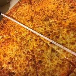 Giorgio's Pizza - This is the "18inch" pizza. Only measured to about 15 and a half