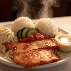 Maui Lobster King - Grill salmon