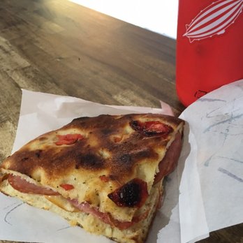 Puglia in Tavola - Focaccia con chorizo y queso... great smoky wood-fired flavor... YUM! - Italian Near Me - Barcelona, B Puglia in Tavola - Focaccia con chorizo y queso... great smoky wood-fired flavor... YUM! - Italian Near Me - Barcelona, B