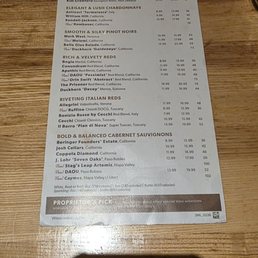 Menu Menu
