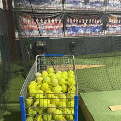 Powerhouse Training Complex - Getting ready to hit some balls.