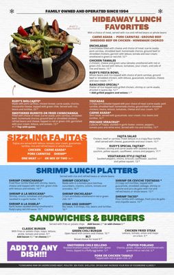 Rudy's Little Hideaway Restaurant by null