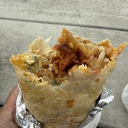 Chorizo breakfast burrito Chorizo breakfast burrito