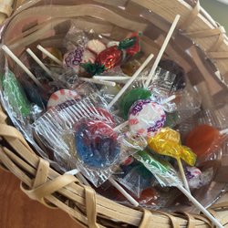 Candy for being a good boy and not crying during my haircut!