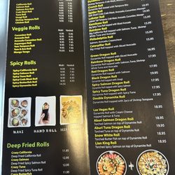 Sushi J - Menu