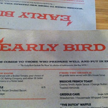 Early Bird - Early Bird. - New American Near Me - Fullerton, California