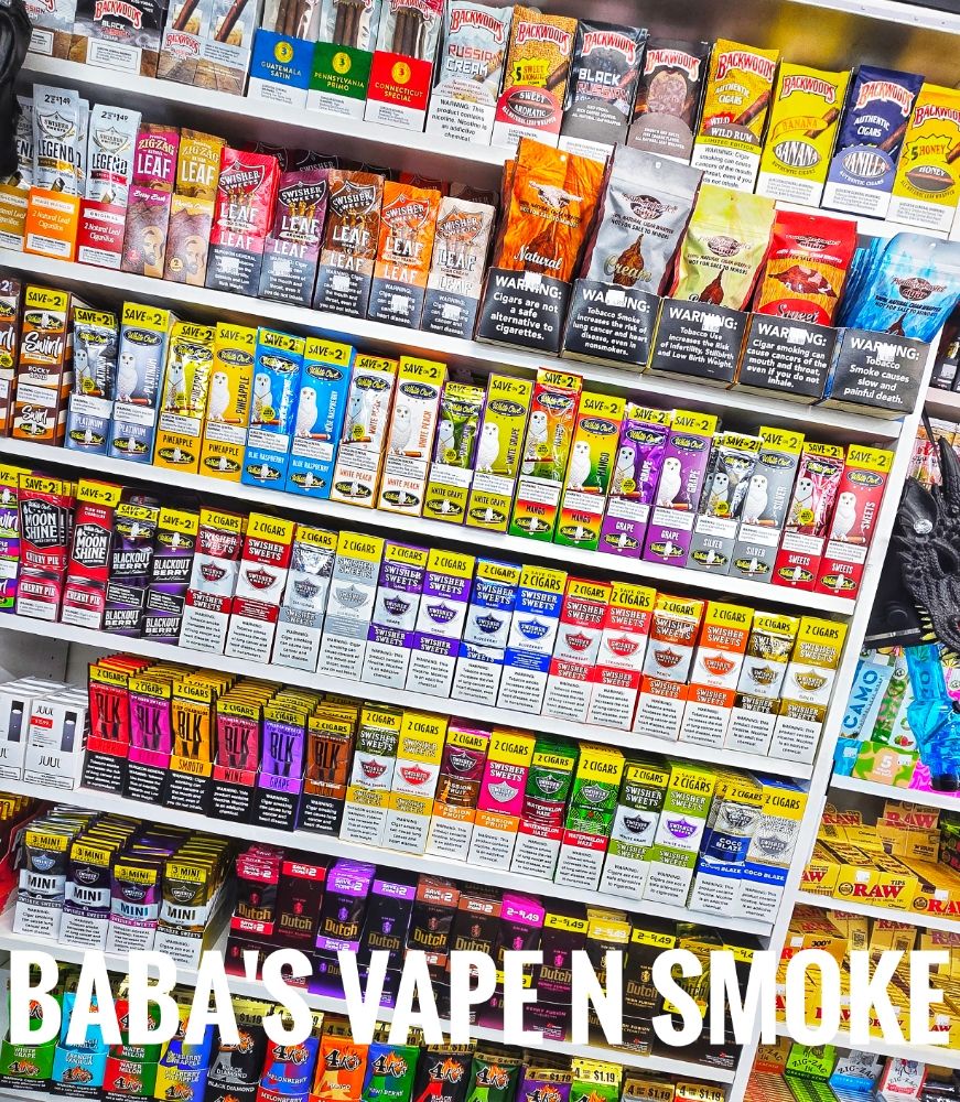 BABAS VAPE N SMOKE Updated September 2024 1534 E Grand Ave, Des