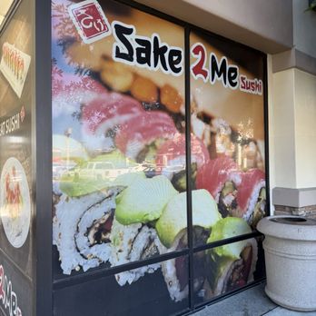 Sake2Me AYCE Sushi - Newport - Restaurant parking lot view - Japanese Near Me - Tustin, California