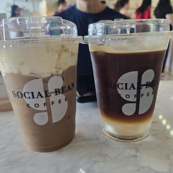 Social Bean - Egg Latte and coco americano - Coffee & Tea Near Me - Stafford, Texas
