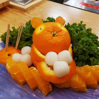 Rinka - Birthday Bear made especially for me by Sushi Master Teru!! This made my night! So cute & sweet!! :))! - Japanese Near Me - Honolulu, Hawaii