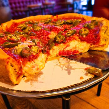 Giordano's - Pepperoni with Jalapeños and extra sauce - Pizza Near Me - Indianapolis, Indiana Giordano's - Pepperoni with Jalapeños and extra sauce - Pizza Near Me - Indianapolis, Indiana