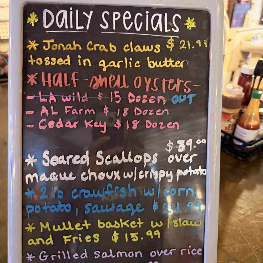 Where Y'at Seafood - Daily Specials - Seafood Markets Near Me - Navarre, Florida Where Y'at Seafood - Daily Specials - Seafood Markets Near Me - Navarre, Florida