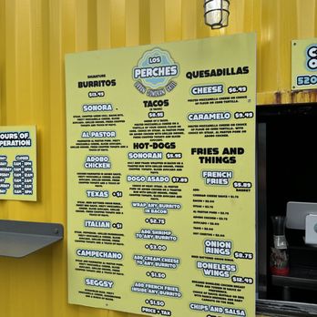 Los Perches Urban Sonoran Grill - Main menu - Mexican Near Me - Tucson, Arizona Los Perches Urban Sonoran Grill - Main menu - Mexican Near Me - Tucson, Arizona