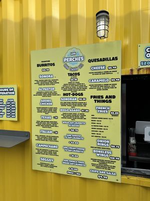 Menu photo 2 Los Perches Urban Sonoran Grill Tucson, AZ Menu photo 2 Los Perches Urban Sonoran Grill Tucson, AZ
