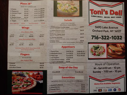 Menu photo 6 TONI’S DELI Orchard Park, NY Menu photo 6 TONI’S DELI Orchard Park, NY