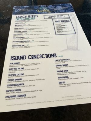 Menu photo 1 Turtle's Tiki Bar Sanibel, FL Menu photo 1 Turtle's Tiki Bar Sanibel, FL