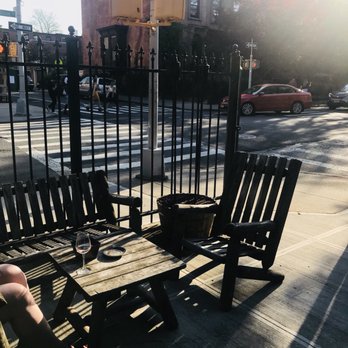 Black Mountain Wine House - Front patio seating - Wine Bars Near Me - Brooklyn, New York Black Mountain Wine House - Front patio seating - Wine Bars Near Me - Brooklyn, New York