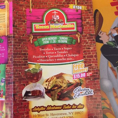 Menu photo 1 Tacos Marianita Haverstraw, NY Menu photo 1 Tacos Marianita Haverstraw, NY