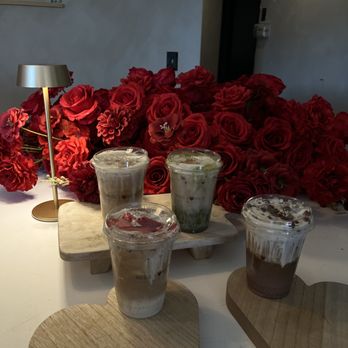 Miss Loves Cafe - Strawberry latte, Mazapan latte, coco puff latte, banana matcha - Coffee & Tea Near Me - Corona, California Miss Loves Cafe - Strawberry latte, Mazapan latte, coco puff latte, banana matcha - Coffee & Tea Near Me - Corona, California