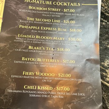 Blakes Oyster Bar - Drink menu - Bars Near Me - Atlanta, Georgia Blakes Oyster Bar - Drink menu - Bars Near Me - Atlanta, Georgia