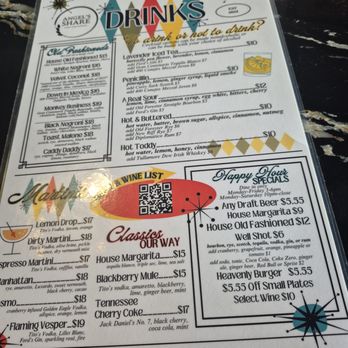 Angel's Share - drink menu - Whiskey Bars Near Me - Long Beach, California